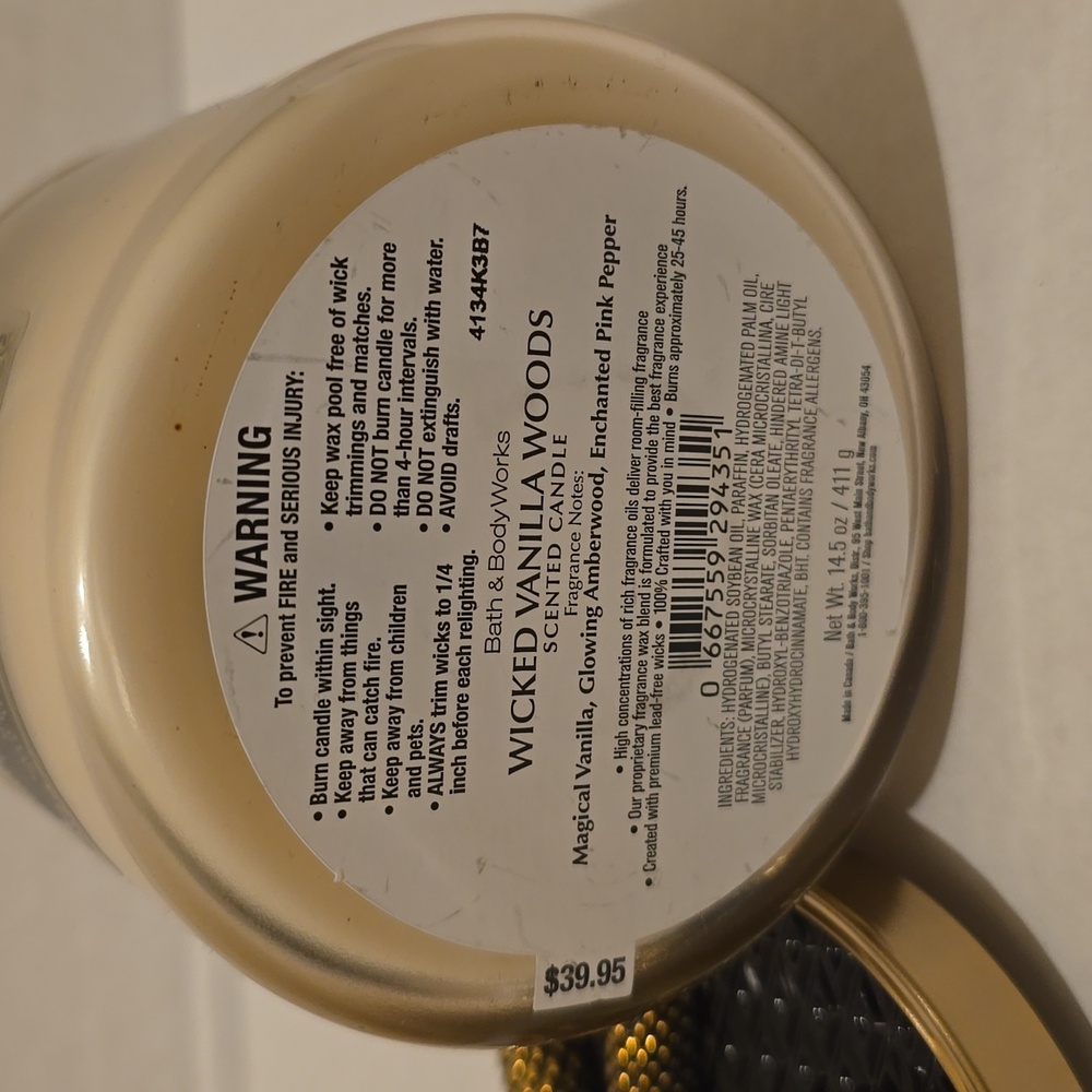 Bath & Body Works - Wicked Vanilla Woods - Picture 4 of 4